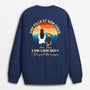 1262AFR1 sweatshirt une fille et son chien un lien qui ne peut etre rompu personnalise