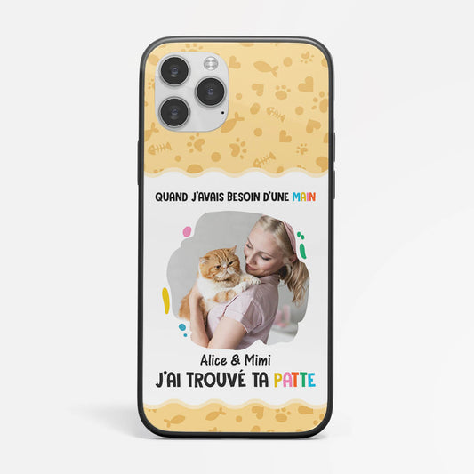 1267FFR1 coque de telephone iphone 13 jai trouve ta patte personnalisee