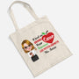 1289BFR2 tote bag il faut un grand coeur pour faconner les petits esprits personnalise