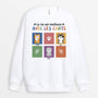 1299WFR2 sweatshirt la vie est meilleure avec les chats personnalise