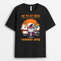 1303AFR1 t shirt ma vie est regie par un monstre a fourrure gate personnalise