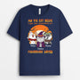 1303AFR2 t shirt ma vie est regie par un monstre a fourrure gate personnalise