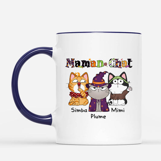 1311MFR2 mug maman chat mimi motif halloween personnalise