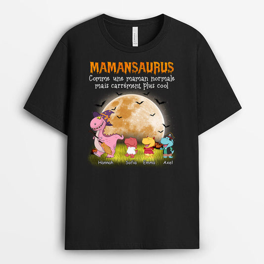 1326AFR1 t shirt mamiesaurus halloween personnalise