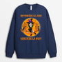 1331WFR2 sweatshirt infirmiere le jour sorciere la nuit personnalise