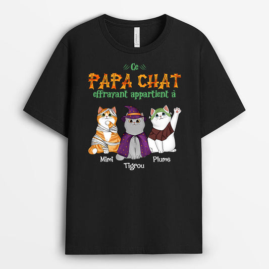 1352AFR1 t shirt cette maman chat  ce papa chat effrayant appartient personnalise_6338f8cd 2e60 465b bc4f 8c9186ee2e74