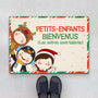 1361DFR1 paillasson petits enfants bienvenus personnalise