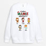 1366WFR1 sweatshirt cette mamie appartient a version noel personnalise