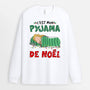 1367NFR1 manches longues cest mon pyjama de noel personnalise