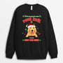 1368WFR1 sweatshirt tout ce que je veux pour noel cest mon chien personnalise