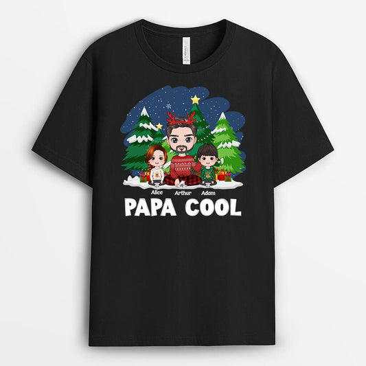 1370AFR1 t shirt papa cool personnalise