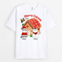 1372AFR1 t shirt joyeux noel maison des chats personnalise