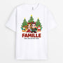 1406AFR1 t shirt famille de couple et de chats version noel personnalise