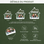 1415OFR3 ornement famille maison noel personnalise