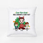 1419PFR1 coussin cher pere noel mon fils la fait personnalise