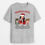 1421AFR2 t shirt maman noel personnalise