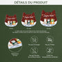 1425OFR3 ornement joyeux miaou noel personnalise