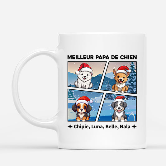 1426MFR1 mug la meilleure maman chien le meilleur papa chien personnalise_03124461 be6d 4177 a6a0 70ff17e7c38d