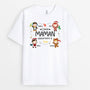 1452AFR1 t shirt cette mamie appartient a noel personnalise