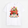 1453AFR1 t shirt petit pere noel arrive personnalise