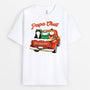 1456AFR1 t shirt maman de chat papa de chat version noel voiture personnalise