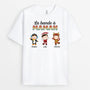 1457AFR1 t shirt la bande a maman version noel personnalise