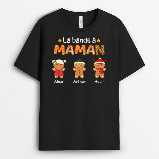 1460AFR1 t shirt la bande de maman biscuit personnalise