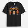 1460AFR1 t shirt la bande de maman biscuit personnalise