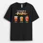 1460AFR1 t shirt la bande de papa biscuit personnalise