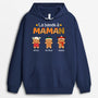 1460HFR2 sweat a capuche noel personnalise la bande a papa maman biscuit 1460h2l7b