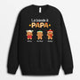 1460WFR1 sweatshirt noel personnalise la bande a papa maman biscuit 1460w2l7b