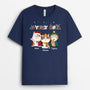 1466AFR2 t shirt meowy christmas pour noel personnalise