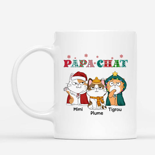 1468MFR1 mug maman de chat papa de chat version noel bonnet personnalise_b9563d62 ede1 4ce7 9913 344face5bce6
