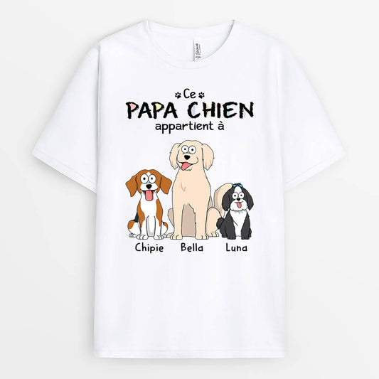 1474AFR1 t shirt ce papa de chien cette maman de chien appartient a personnalise_c5032b15 c43f 4453 921c 5d1bb10aed9a