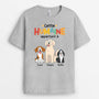 1481AFR2 t shirt cet humain appartient a avec chien personnalise