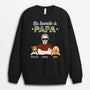 1486WFR1 sweat shirt la bande a papa chiens personnalise