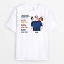 1491AFR2 t shirt legende mari papa papy personnalise