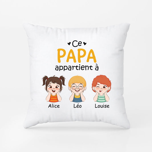 1517PFR2 coussin ce papy appartient a personnalise_82517f40 2ce0 4010 b84d 9592272800a2