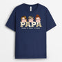 1525AFR1 t shirt papa enfant chibi personnalise