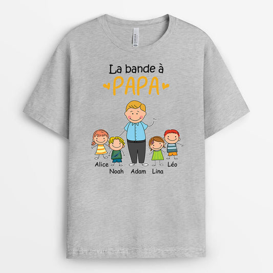 1526AFR1 t shirt la bande a papi dessin personnalise