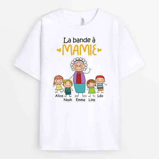 1526AFR2 t shirt la bande a mamie allumette personnalise