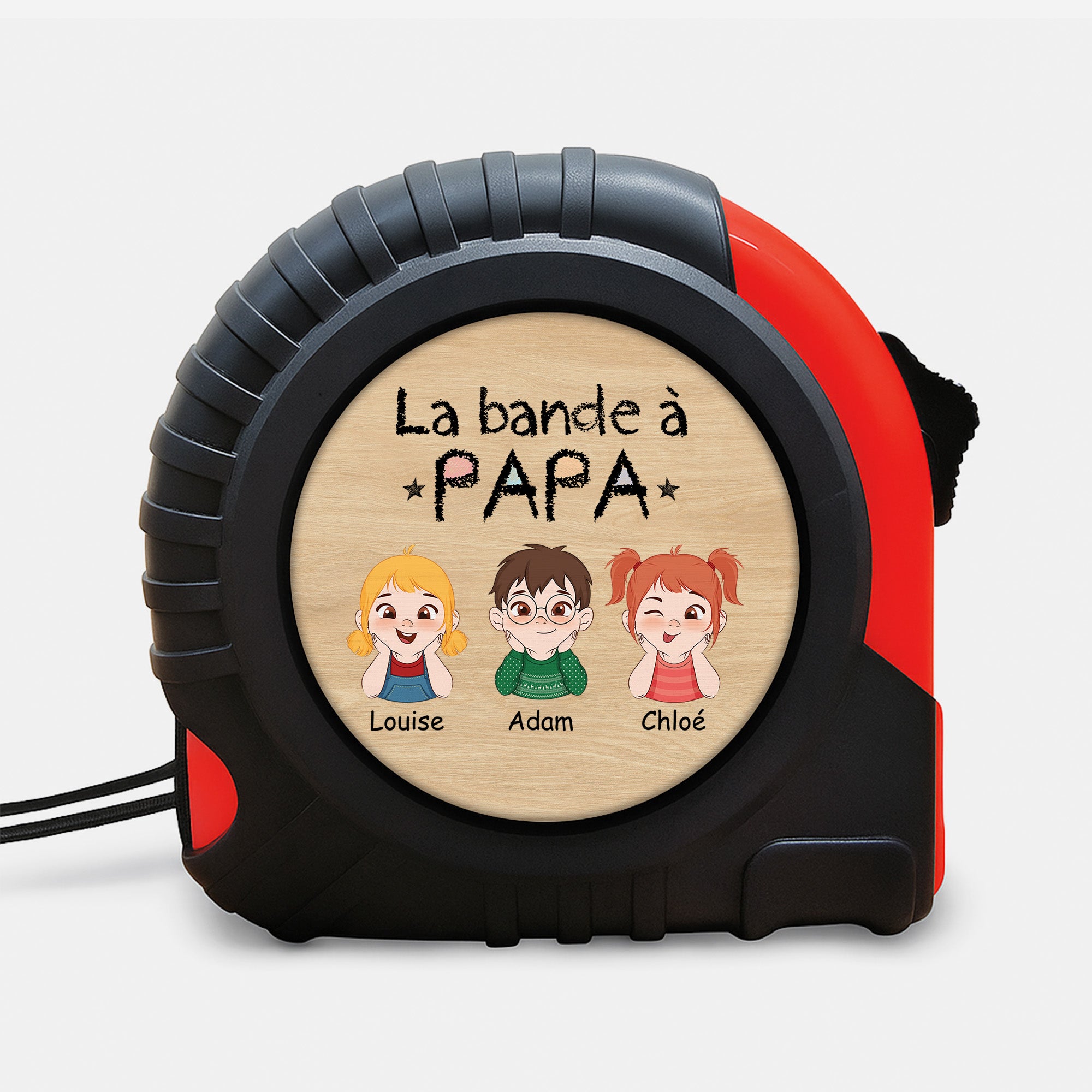 1527OFR1 metre ruban personnalisable la bande a papa simple 1527o8l8b