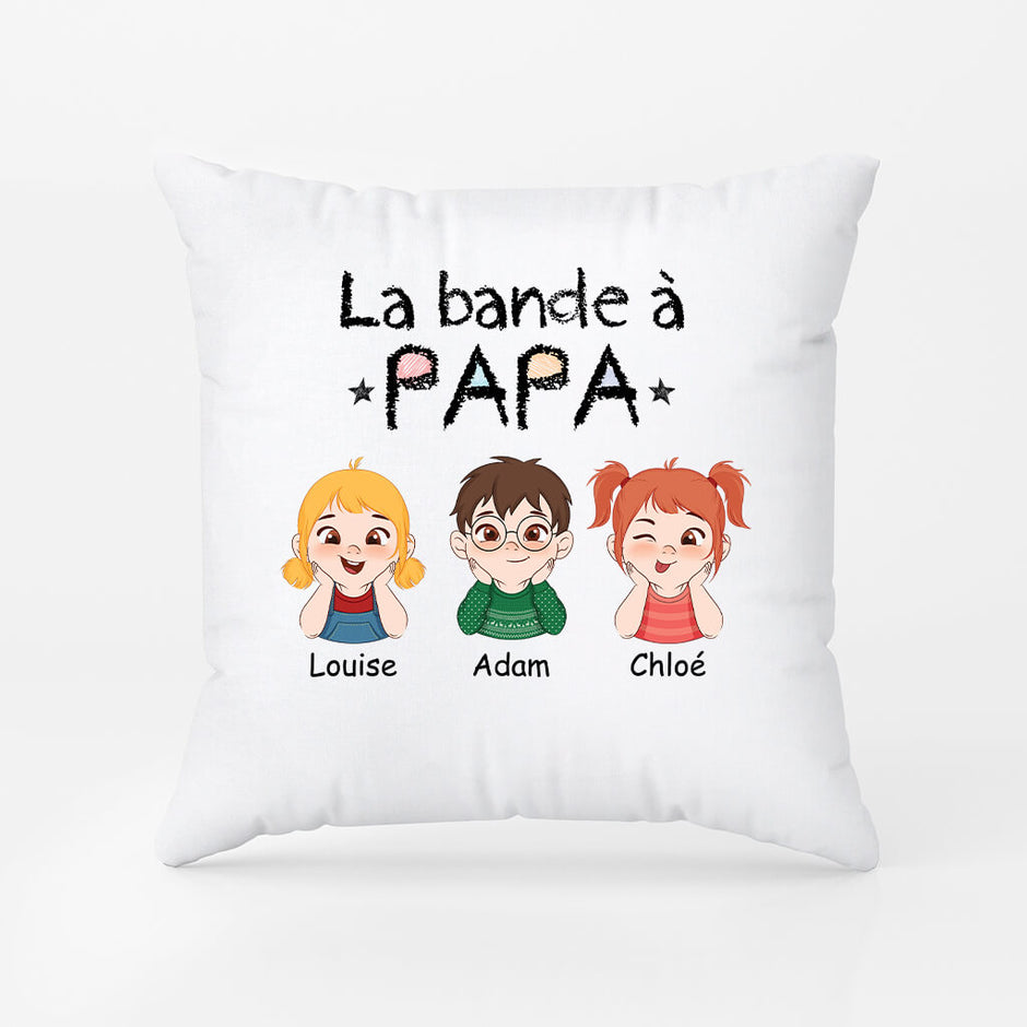 Coussin personnalisé destination famille