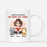 1537MFR1 mug juste une femme qui aime ses chats personnalise