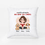1537PFR1 coussin personnalise juste une fille qui aime ses chiens 1537pkv8d
