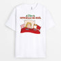 1543AFR2 t shirt tenue officielle de noel version chat personnalise
