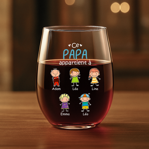 Verre à Vin Sans Pied Peint Thandie | FR