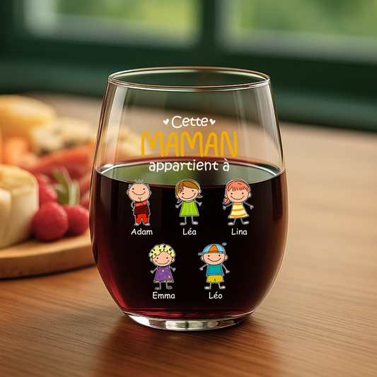 1551IFR2 verre a vin sans pied personnalise ce papa cette maman appartient a 1551i