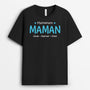 1553AFR1 t shirt cadeau pour maman mamie personnalise