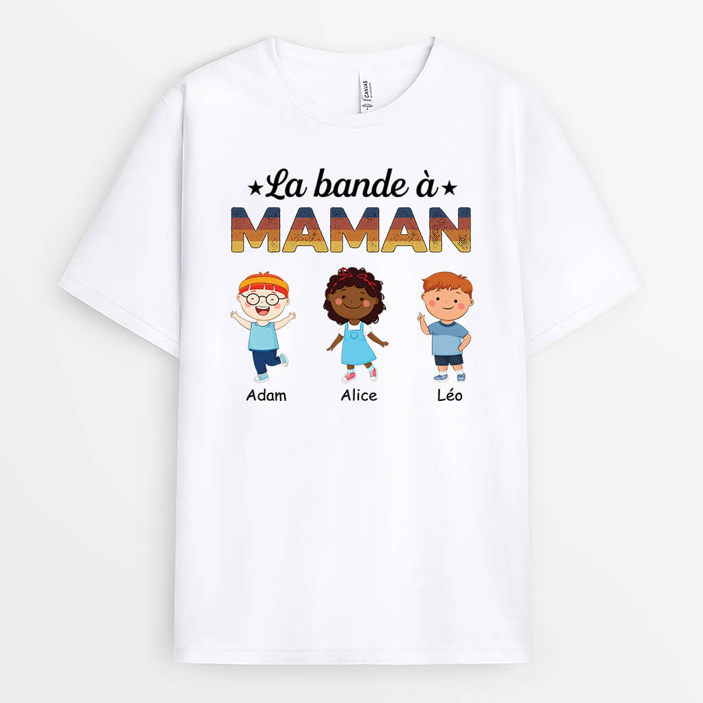 1606AFR1 t shirt la bande a mamie bd personnalise